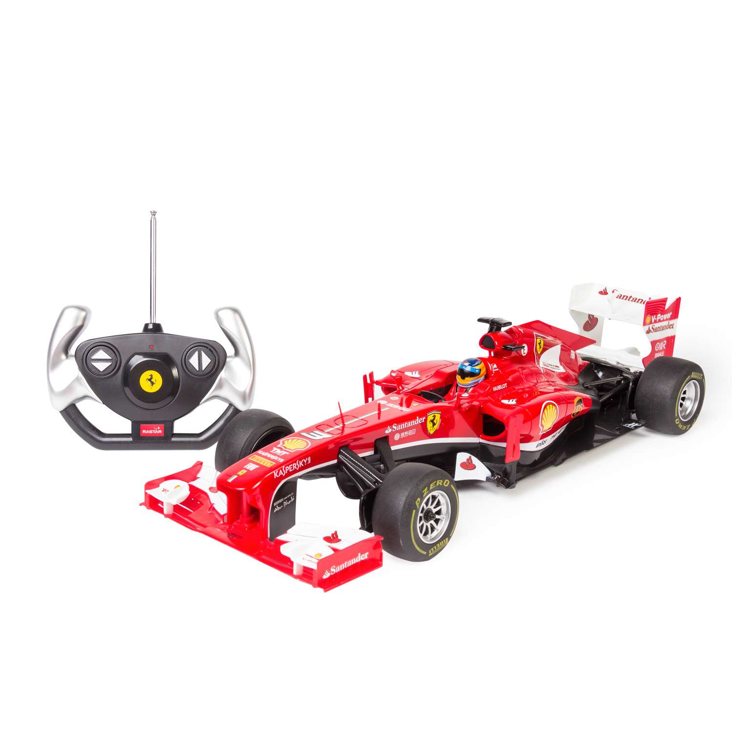 Машинка Rastar радиоуправляемая Ferrari F1 1:12 красная - фото 1