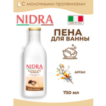 Пена-молочко для ванны Nidra с аргановым маслом питательная 750мл