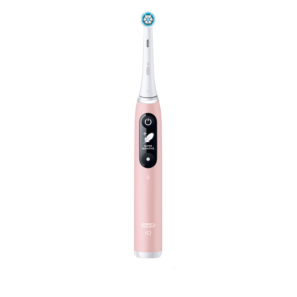 Электрическая зубная щетка ORAL-B iO 6 DUO Black Lava Pink Sand - фото 5