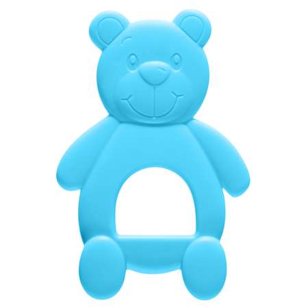 Прорезыватель для детей Uviton для зубов силиконовый Bear голубой