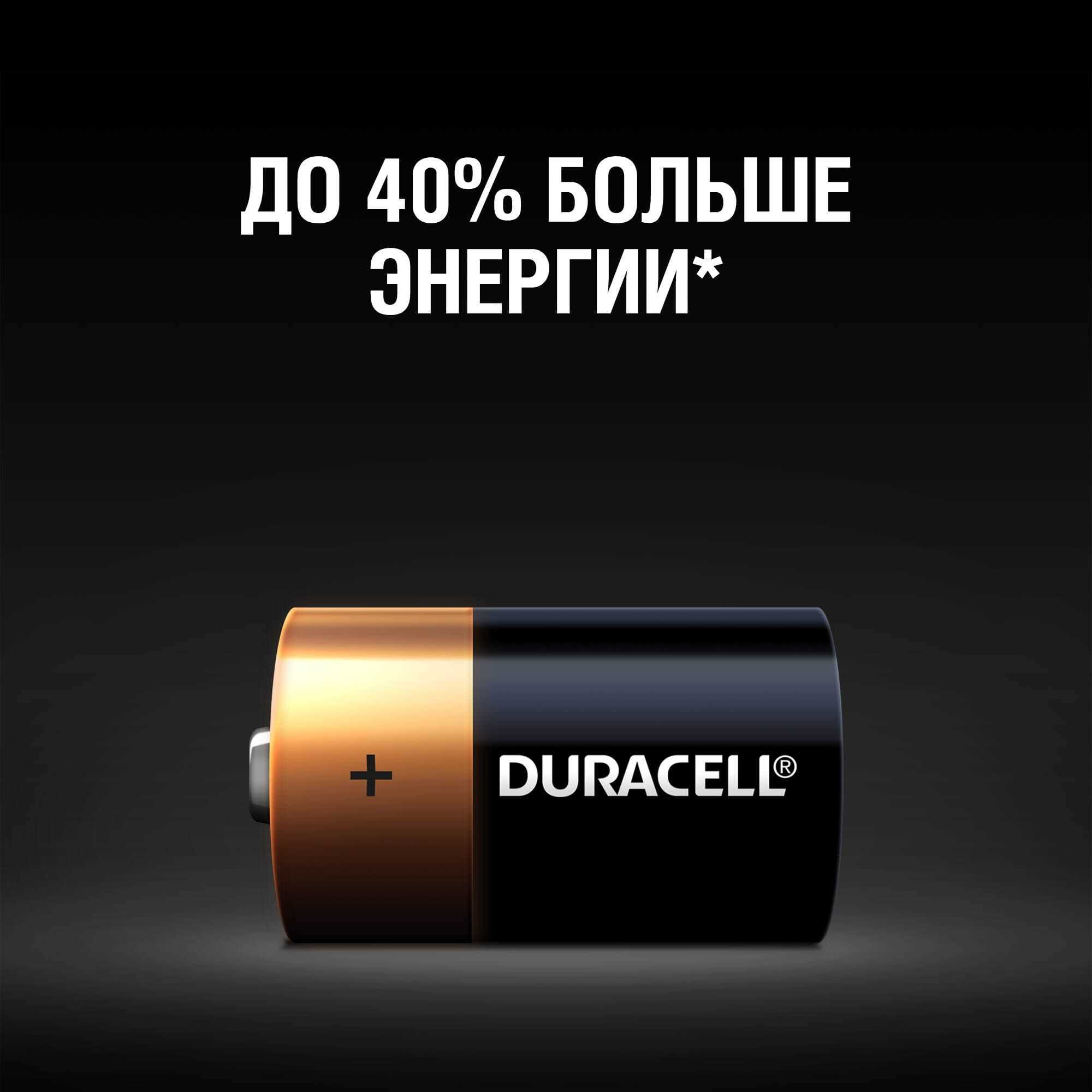 Батарейки Duracell Basic C/LR14 2шт - фото 3