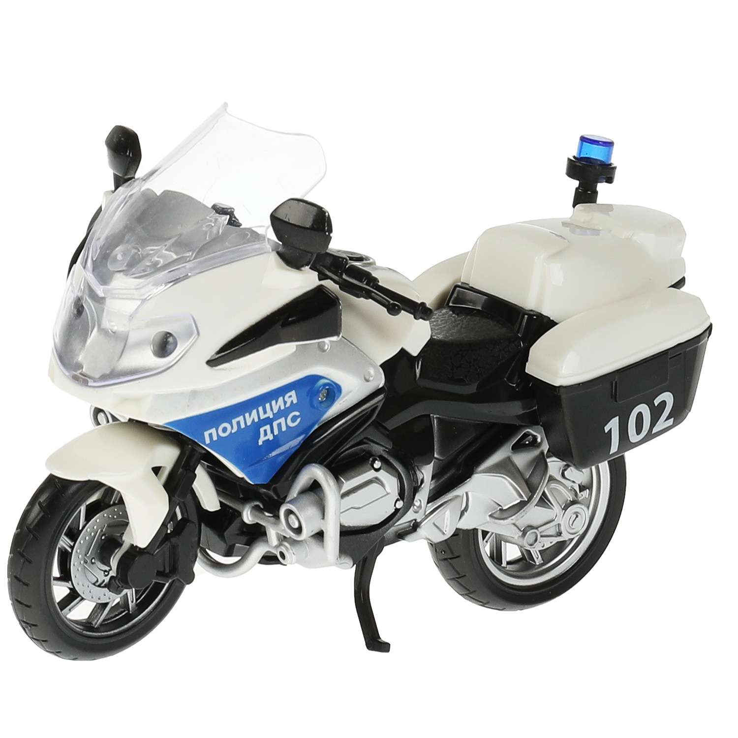 Модель Технопарк Мотоцикл Полиция 338756 Технопарк 338756 - фото 1