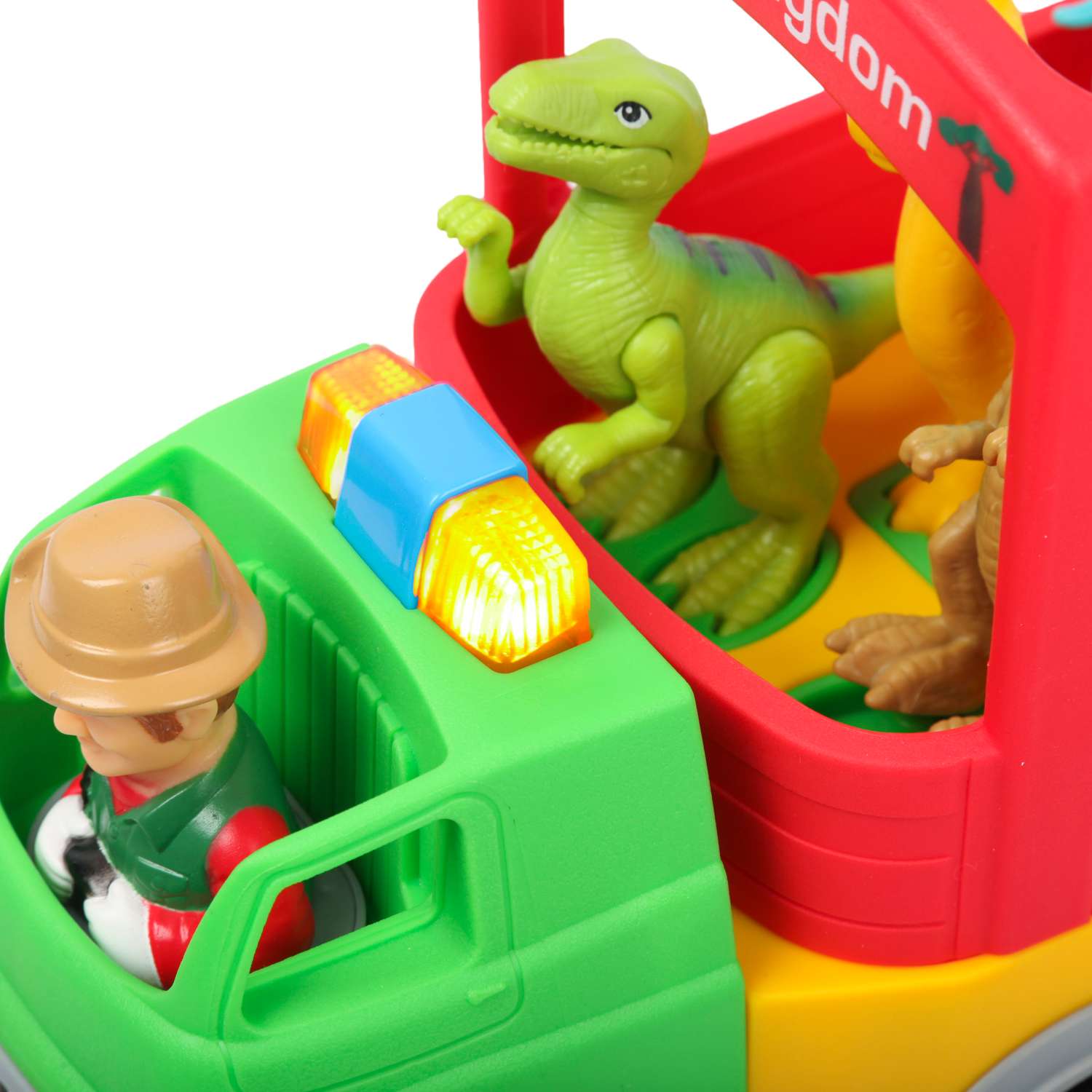 Машинка Kiddieland Грузовик +водитель +5 динозавров 060384 - фото 7