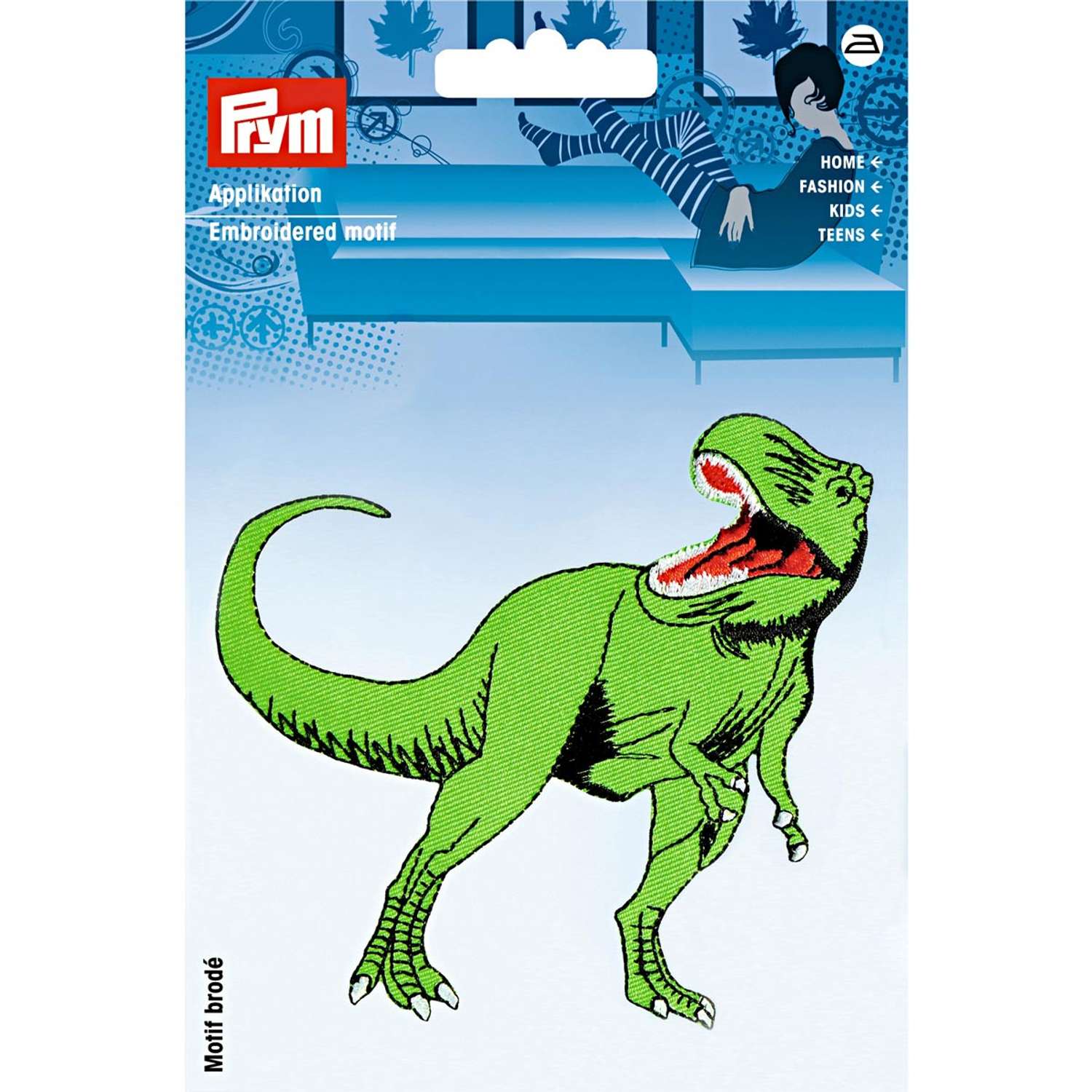 Термоаппликация Prym нашивка Динозавр 11х10.5 см для ремонта и украшения одежды 924270 - фото 10