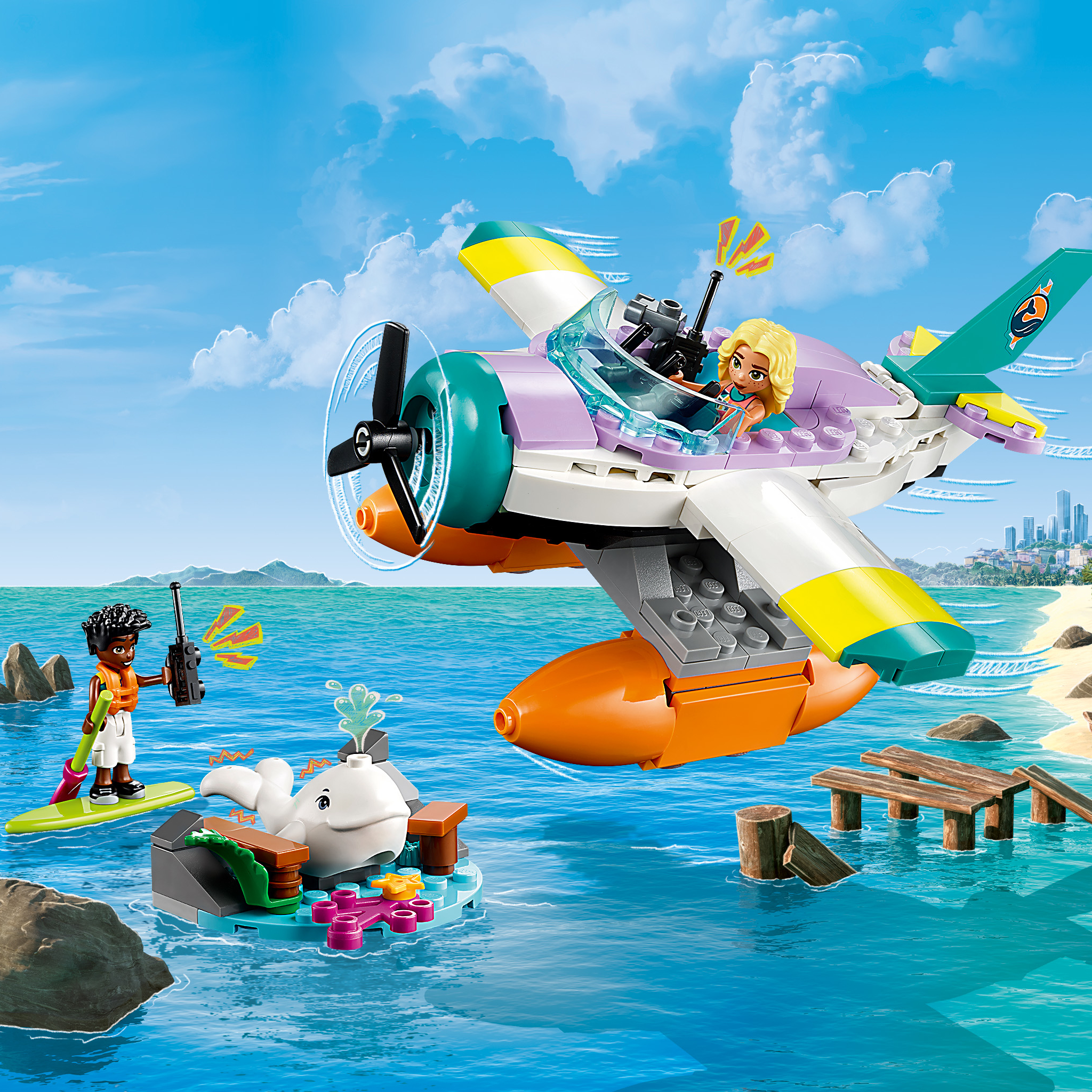 Конструктор LEGO Friends Sea Rescue Plane 41752 - фото 10