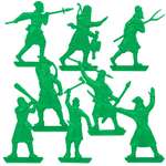 Набор фигурок Воины и Битвы Крестьяне и Разбойники цвет зеленый