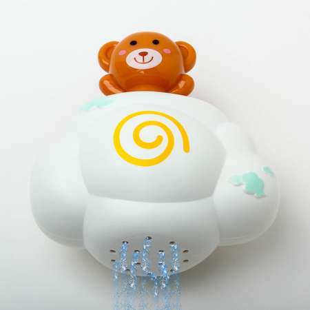 Игрушка для купания Sima-Land Мишка на облачке с брызгалкой