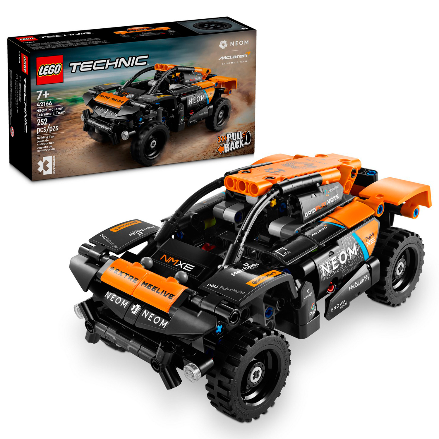 Конструктор детский LEGO Technic Гоночный автомобиль NEOM Extreme 42166 - фото 1