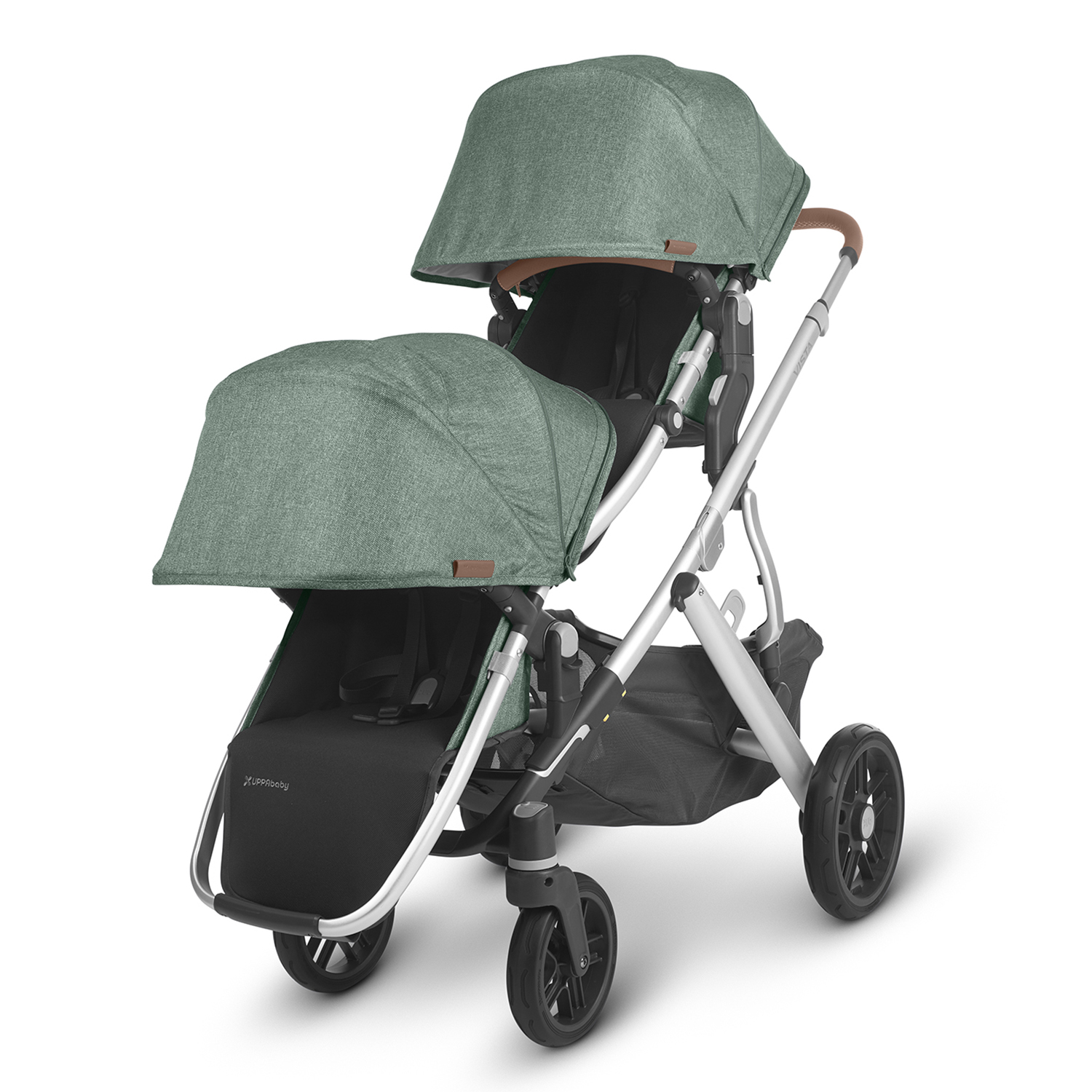 Коляска 2в1 UPPAbaby Vista V2 Emmett Зеленый меланж - фото 6