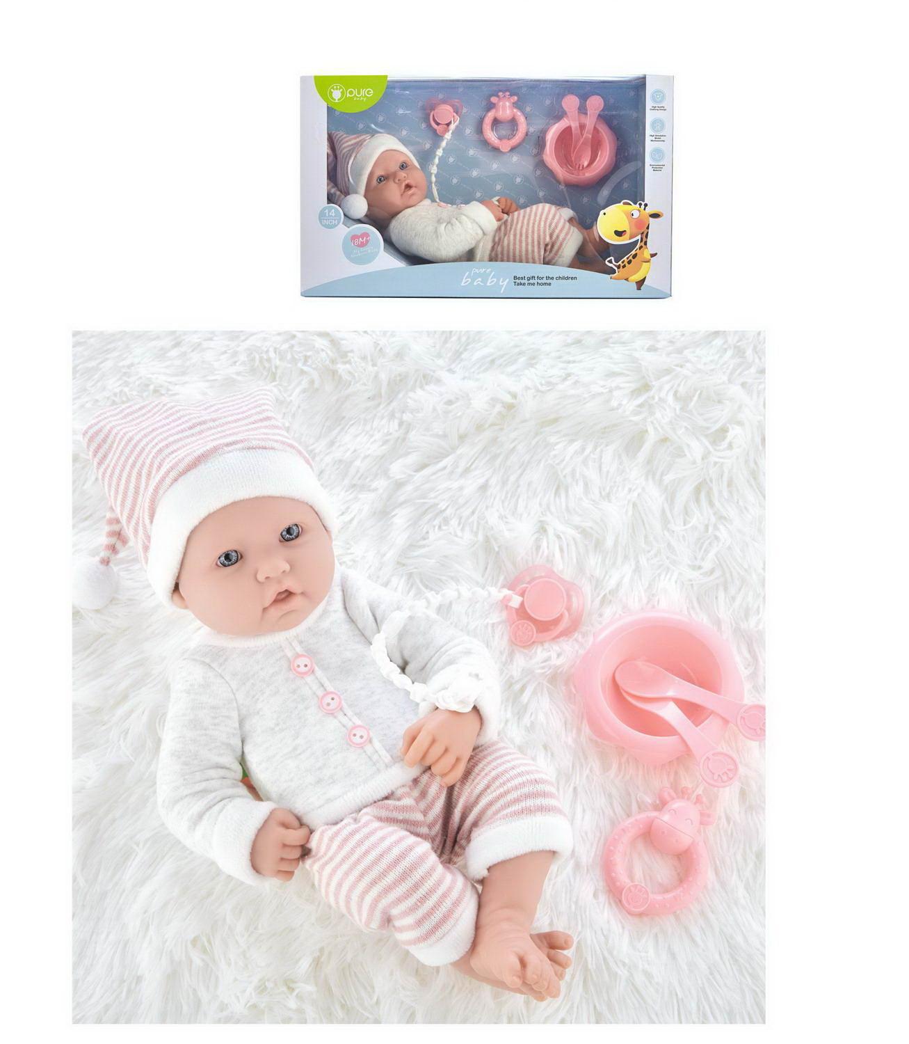 Кукла-пупс Junfa Pure Baby в вязаных вещичках 30 см WJ-22517 - фото 5