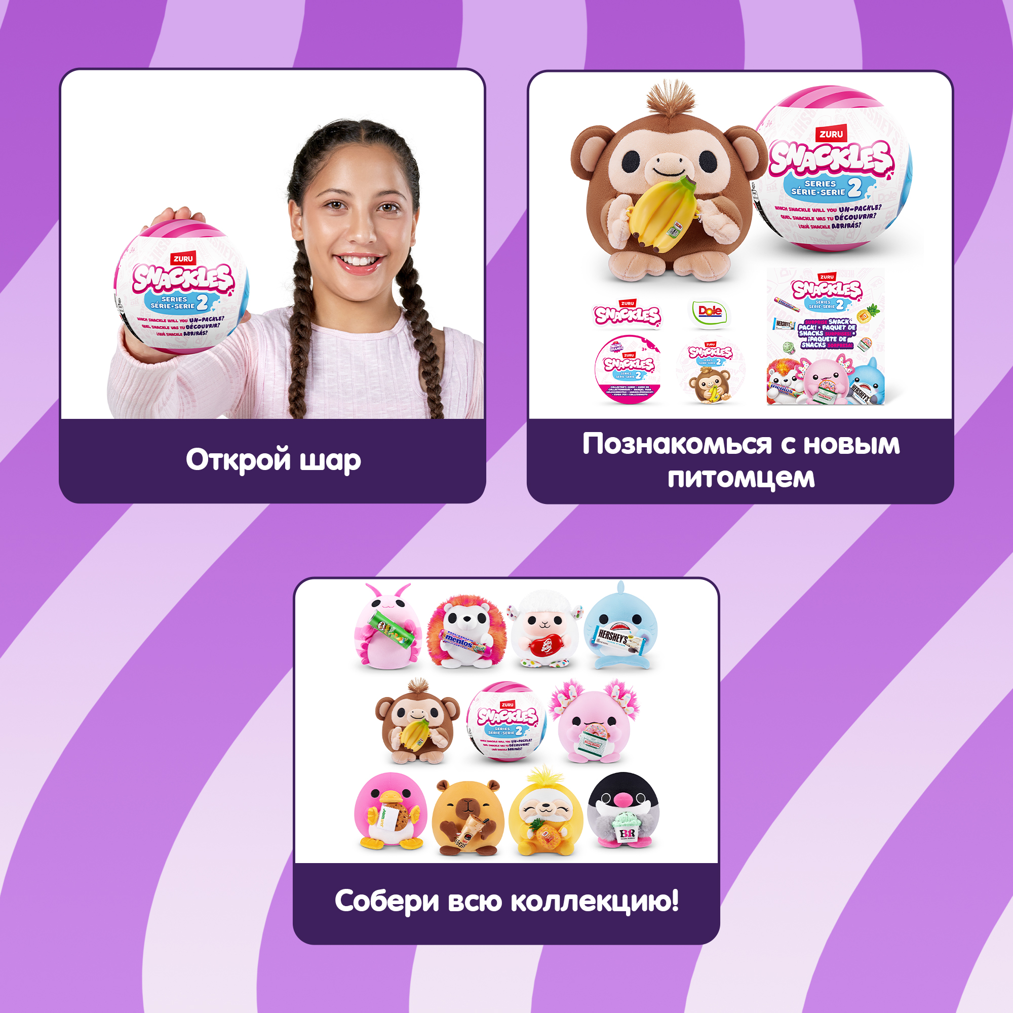 Игрушка Zuru 5 Surprise Snackles в непрозрачной упаковке (Сюрприз) 77572GQ5-S2-S003-INT - фото 2