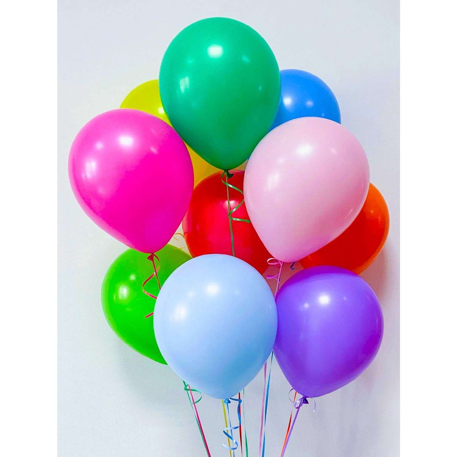 Воздушные шары Riota разноцветные 30 см 100 шт - фото 6