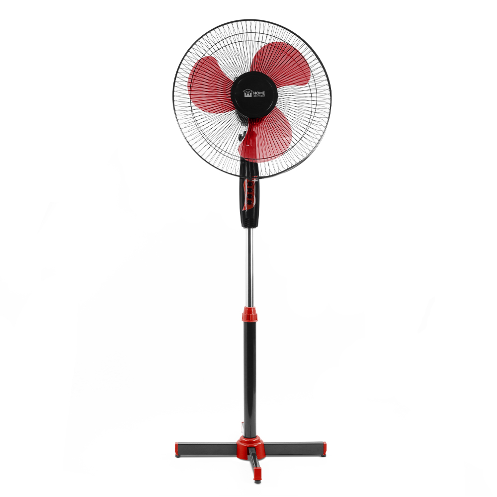 Вентилятор напольный HOME ELEMENT HE-FN1204 черный красный - фото 9