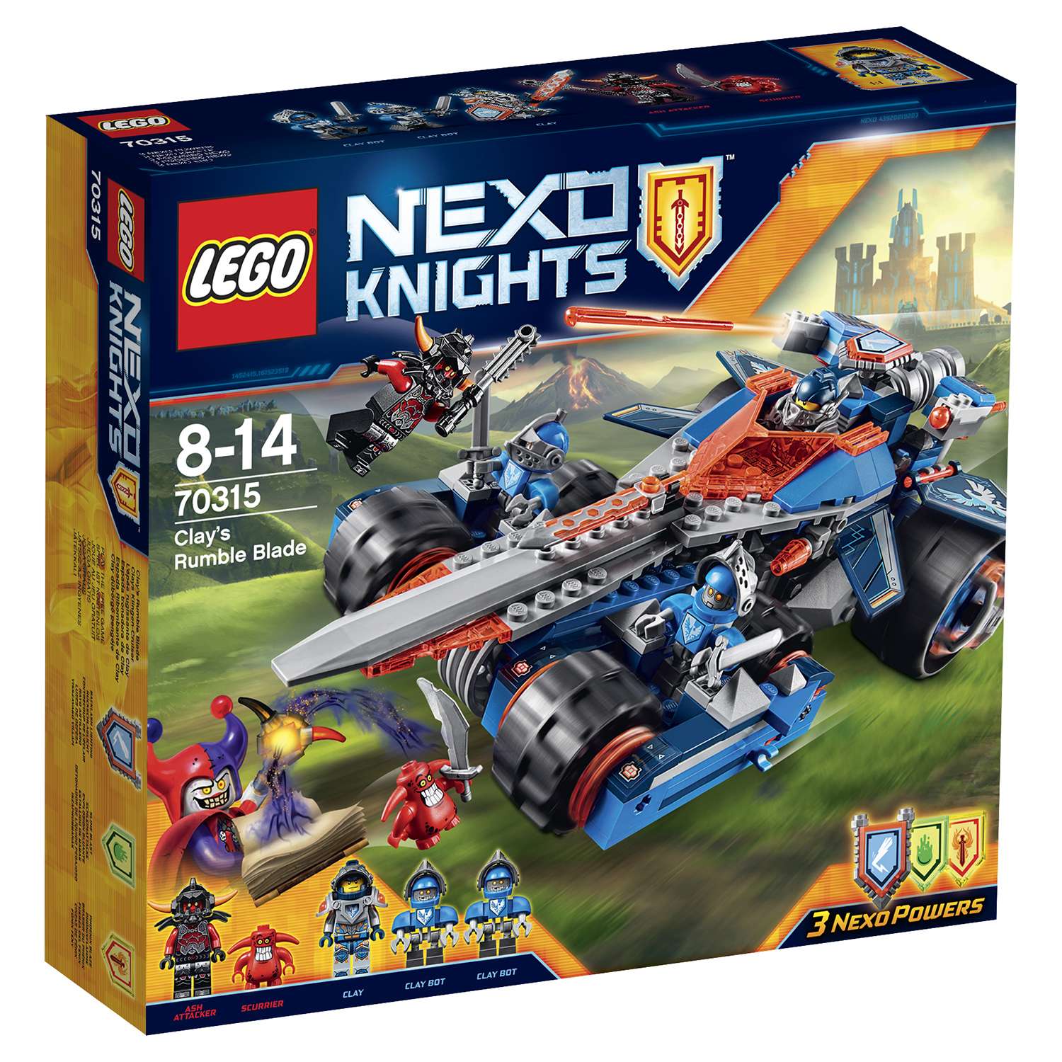Конструктор LEGO Nexo Knights Устрашающий разрушитель Клэя (70315) - фото 2