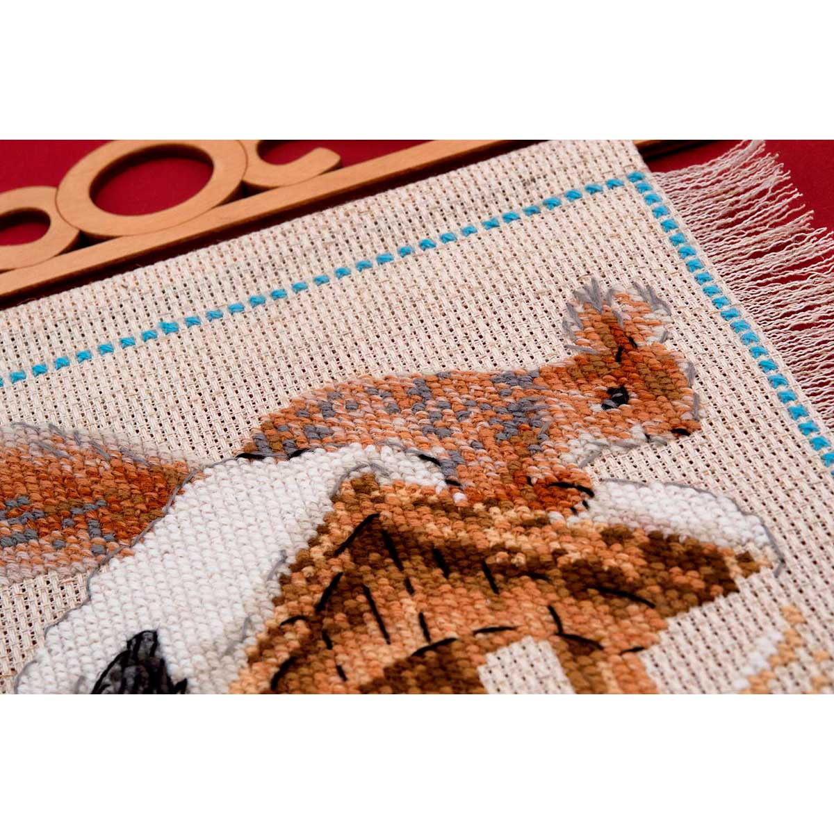 Набор для вышивания Риолис крестом 1751 Дача. Зима 20х30см - фото 3