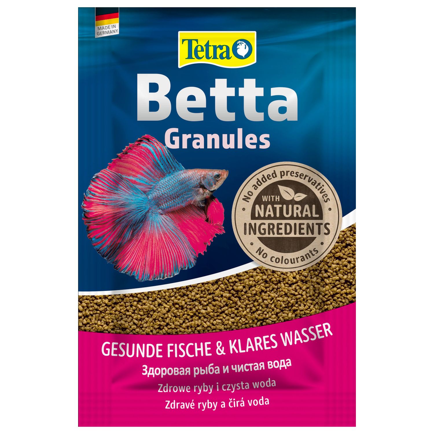 Корм для рыб Tetra Betta Granules петушков в гранулах 5г - фото 1