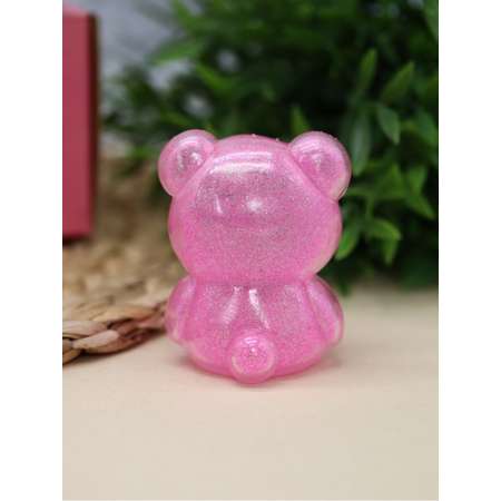 Мялка-антистресс iLikeGift Bear pink