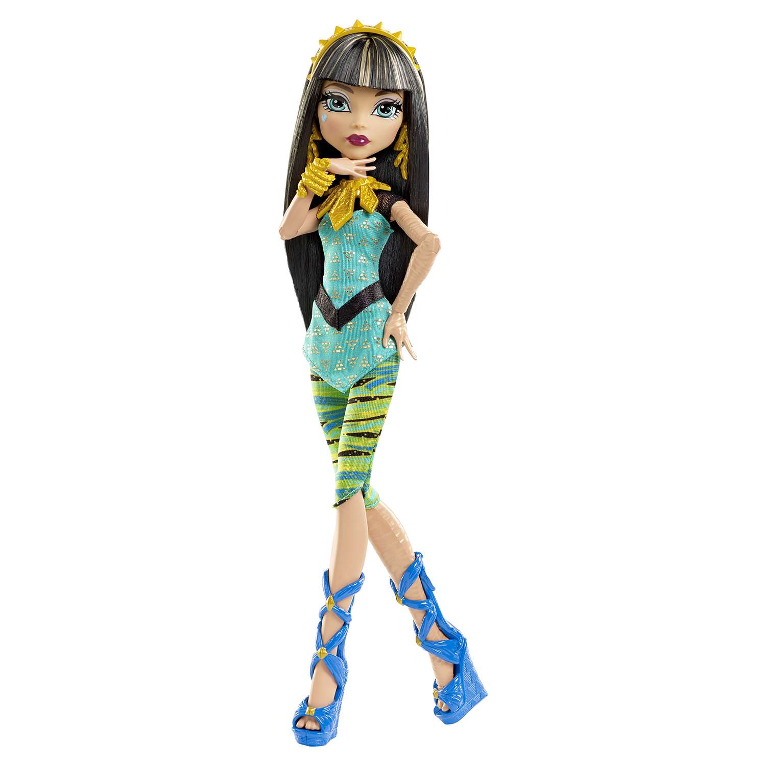 Кукла Monster High Monster High В модном наряде Клео де Нил DVH24 DNW97 - фото 6