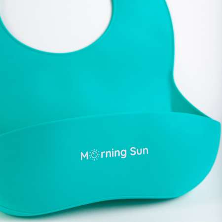 Набор детской посуды Morning Sun Силиконовый бирюзово-зеленый
