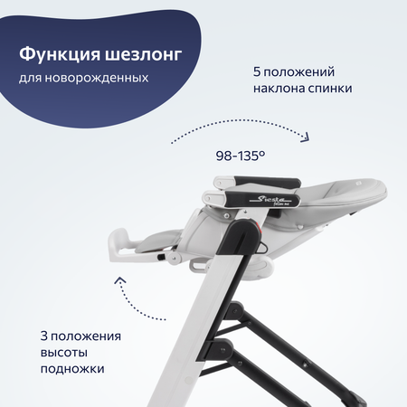 Стульчик для кормления Peg-Perego Siesta Follow Me 2 в 1