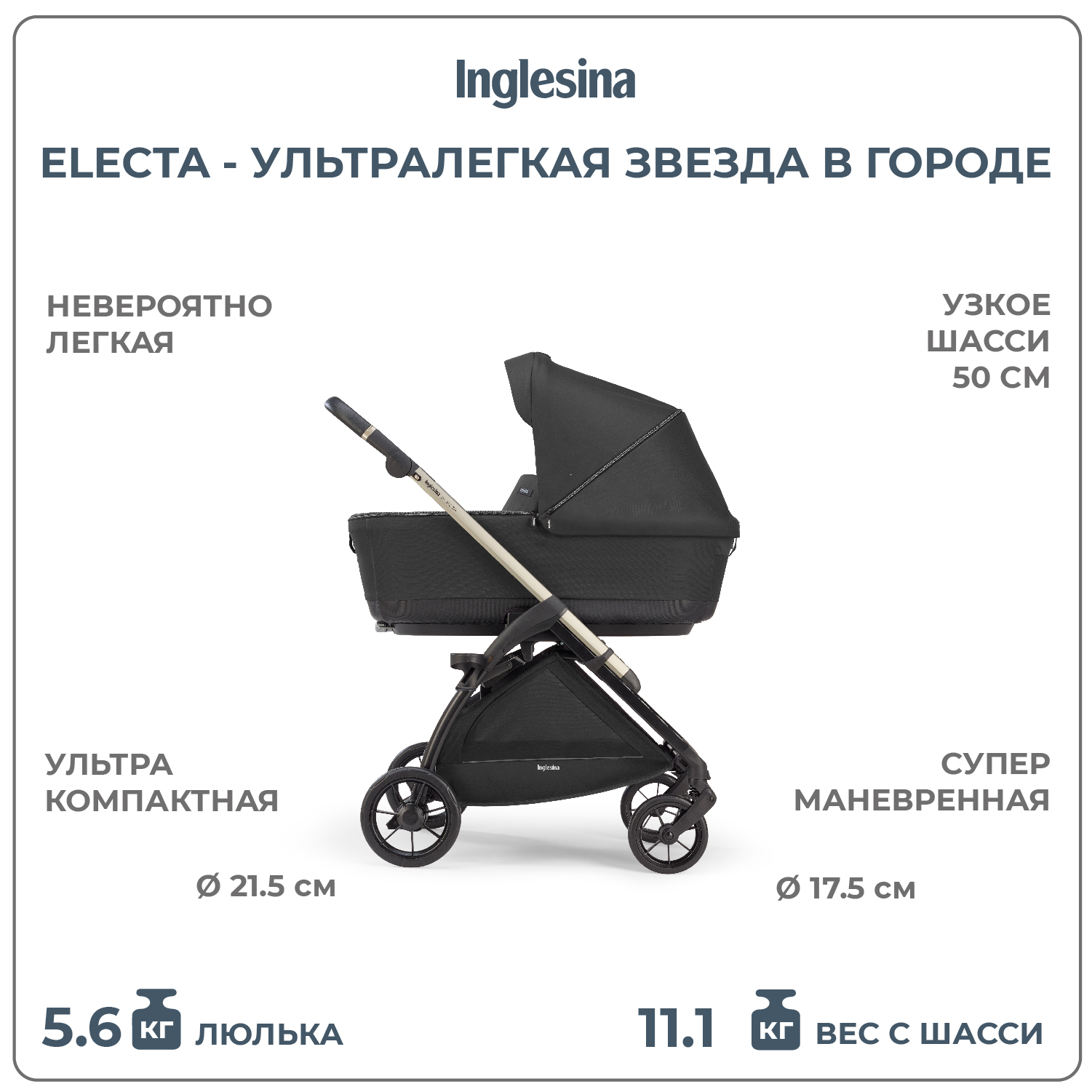 Коляска 3в1 Inglesina Electa - фото 3