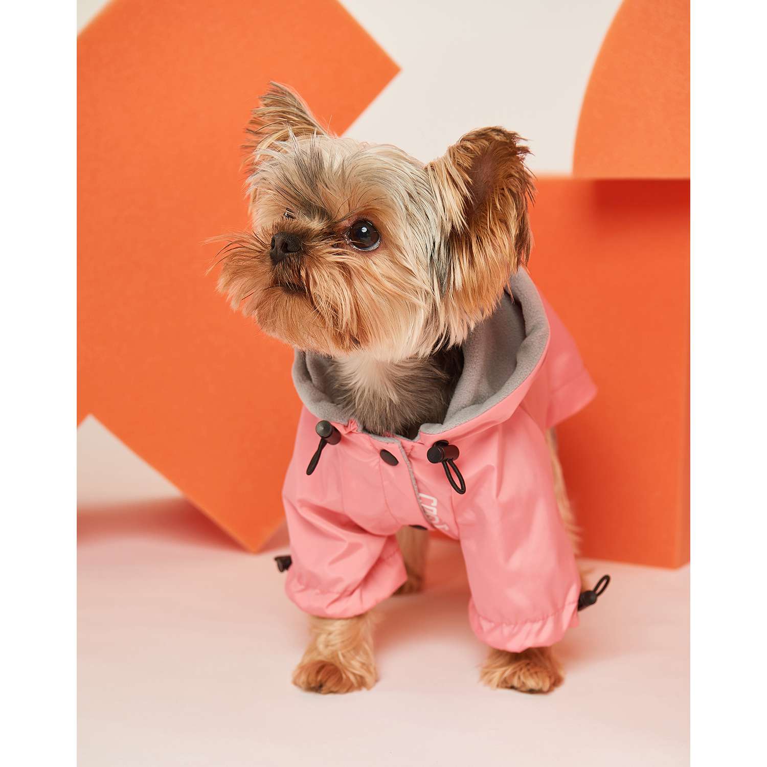 Куртка для собак Zoozavr розовая 45 - фото 11