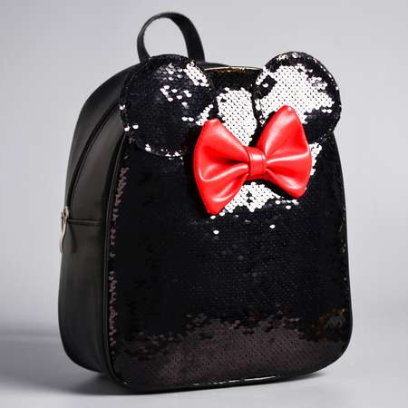 Рюкзак Disney детский с пайетками Минни Маус