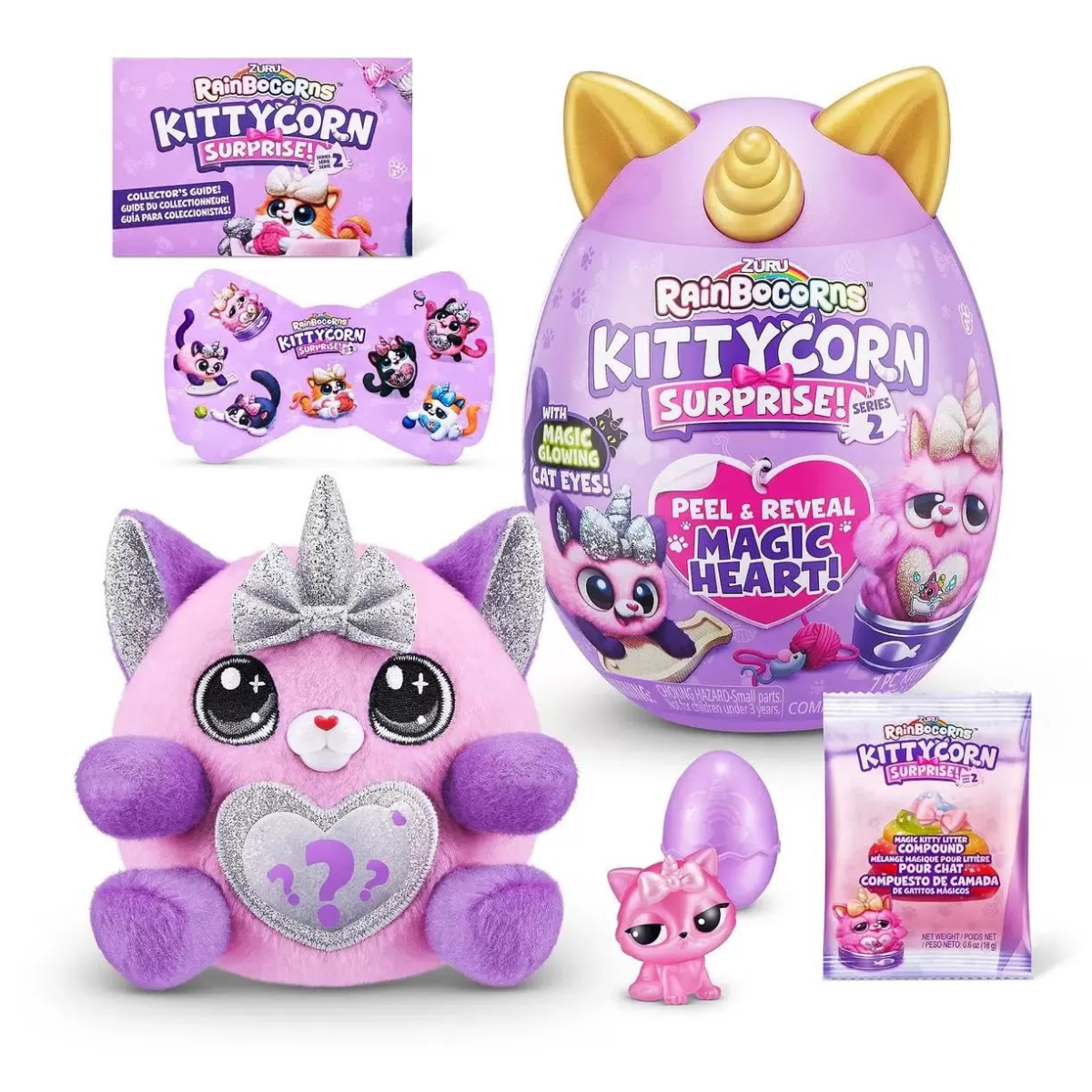 Игровой набор с куклой Zuru Rainbocorns Kittycorn Surprise 9279 00-00019109 - фото 3