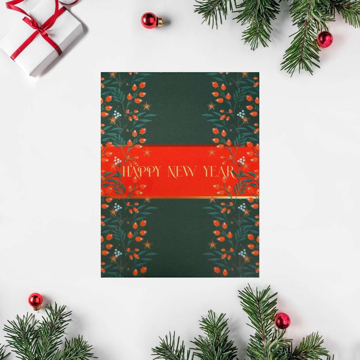 Набор Дарите Счастье открыток комплиментов«Новогодние»в наборе 26 шт. 8×6 см - фото 5
