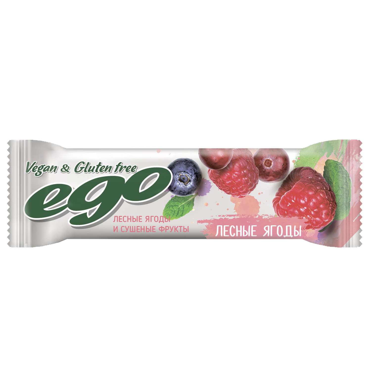 Батончик Ego фруктово-ягодный лесные ягоды 40г - фото 1