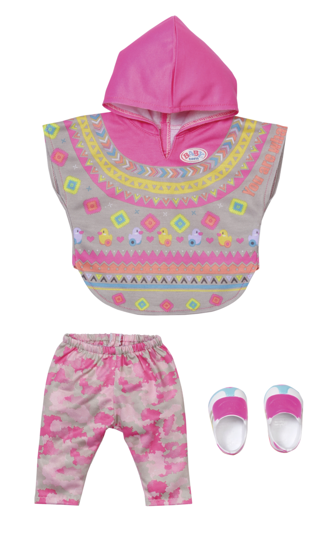 Набор одежды для куклы Zapf Creation Baby Born с пончо 830-161 - фото 1
