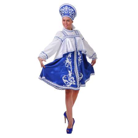 Карнавальный костюм Страна карнавалия русский с отлетной кокеткой размер 48