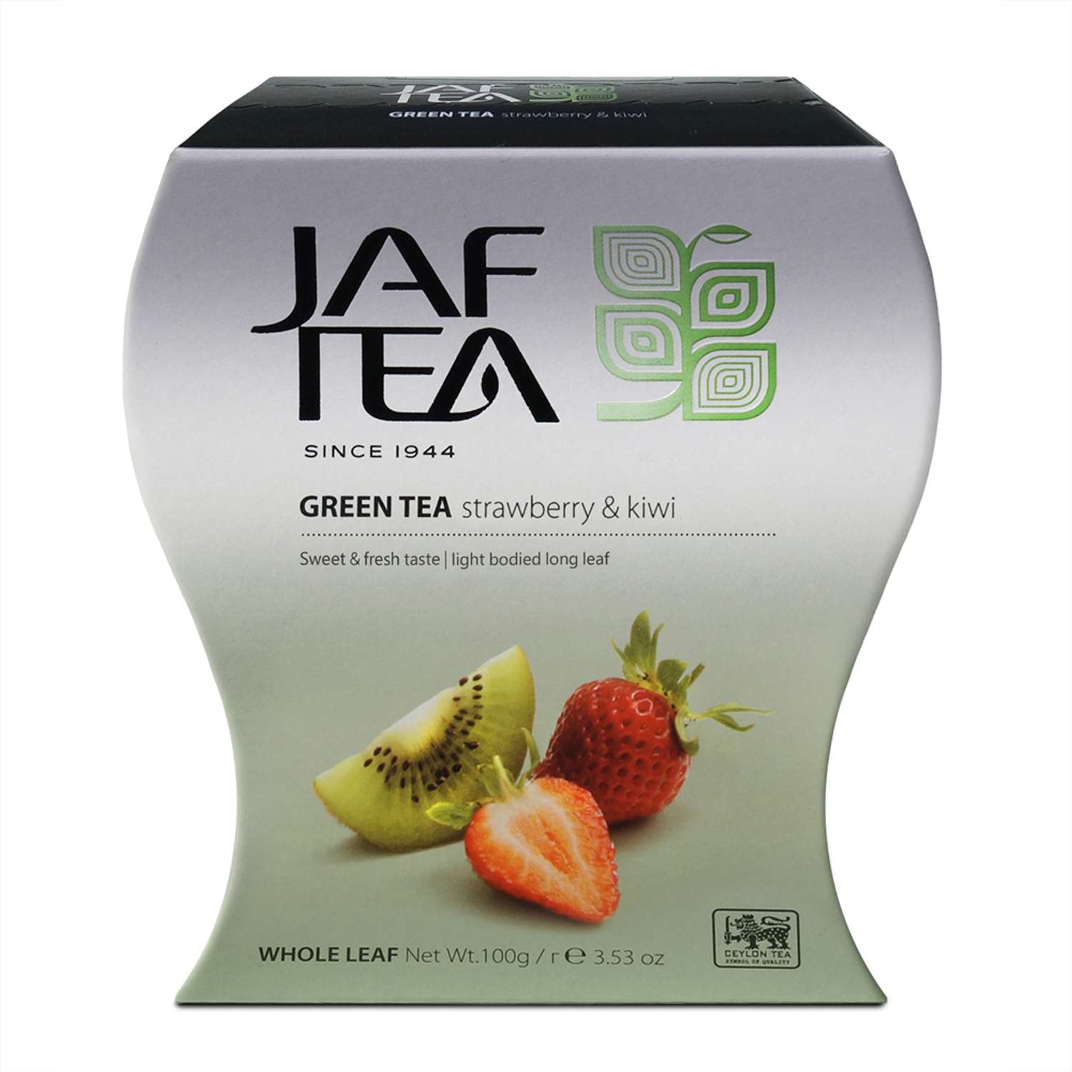 Чай зелёный JAF TEA с клубникой и киви 100 г. - фото 1