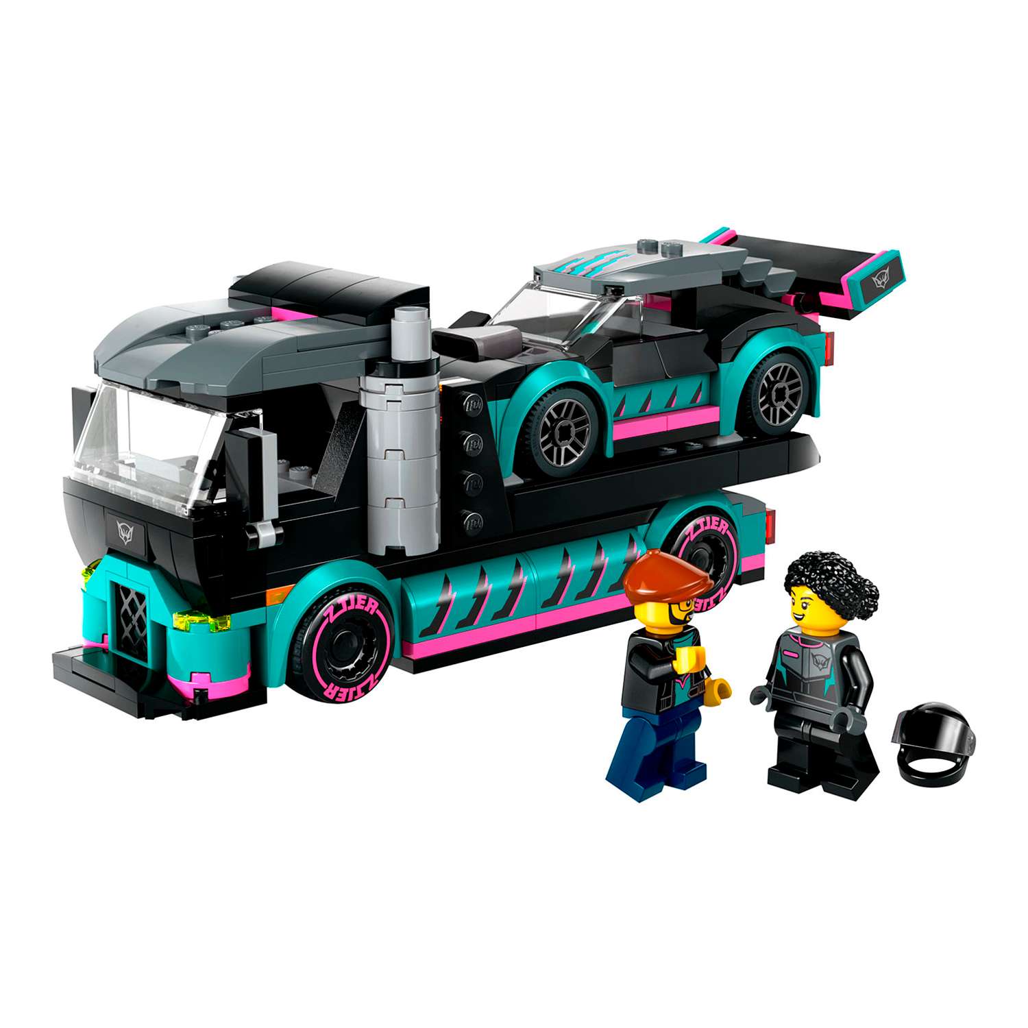 Конструктор детский LEGO City Гоночный автомобиль и автовоз 60406 - фото 8