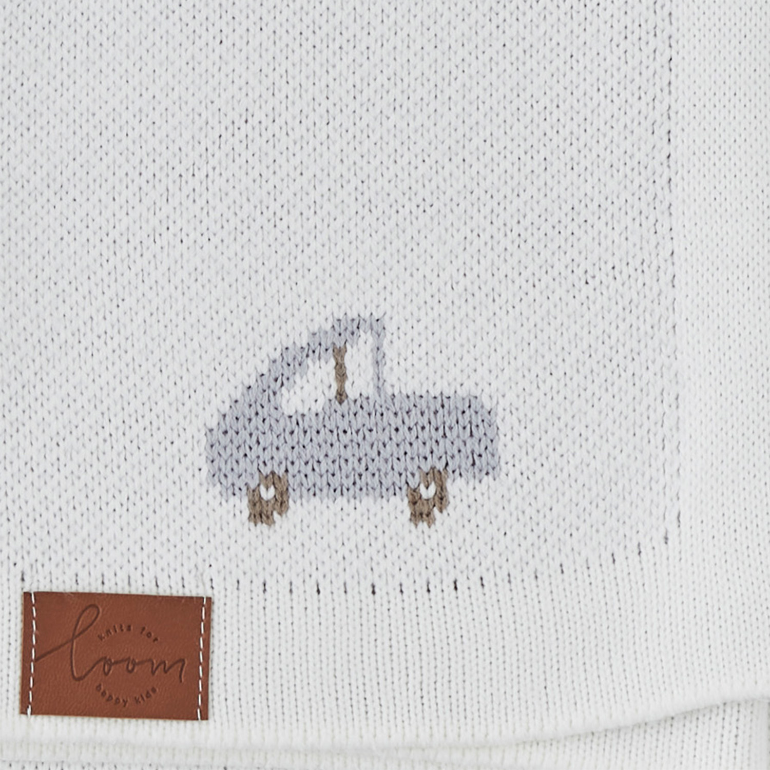 Плед Loomknits baby car 100х100см - фото 4