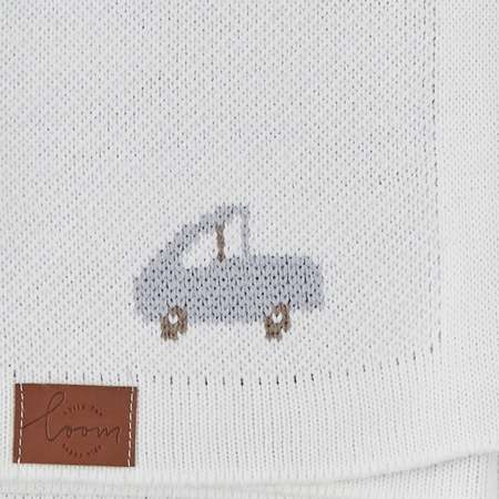 Плед Loomknits baby car 100х100см