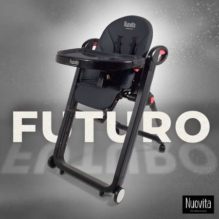 Стульчик для кормления Nuovita Futuro Nero Nero