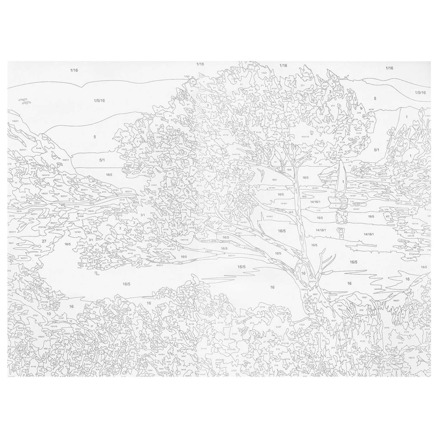 Картина по номерам Остров Сокровищ А3 с акриловыми красками Голубая лагуна - фото 5