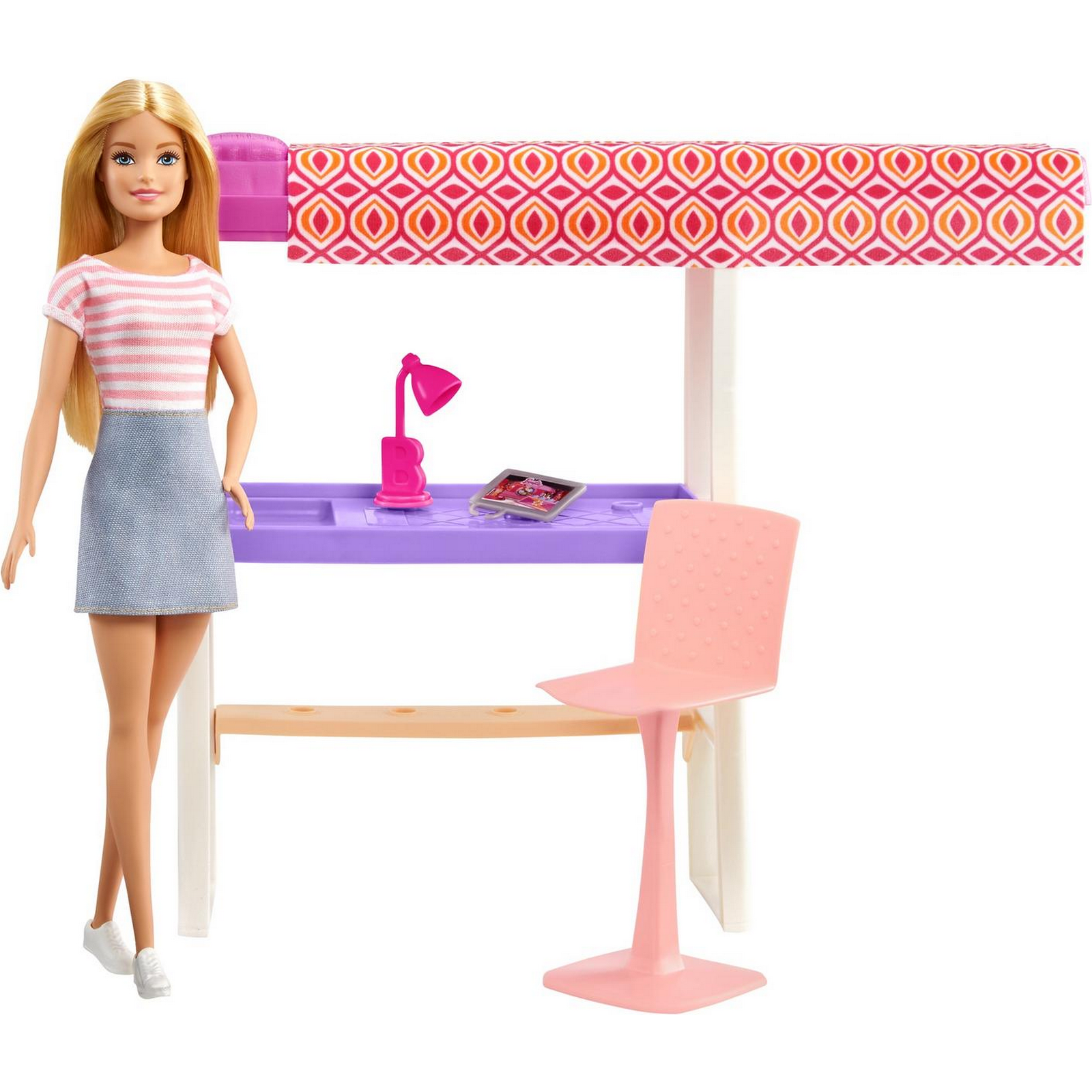 Набор игровой Barbie дом+куклы +аксессуары GLH56 купить по цене 7999 ₽ в  интернет-магазине Детский мир