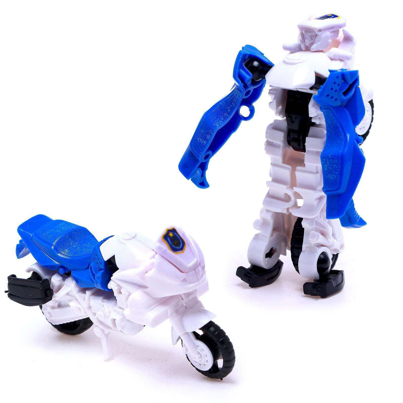 Набор роботов АВТОБОТЫ «Полицейский отряд» 5 трансформеров собираются в 1 робота - фото 9