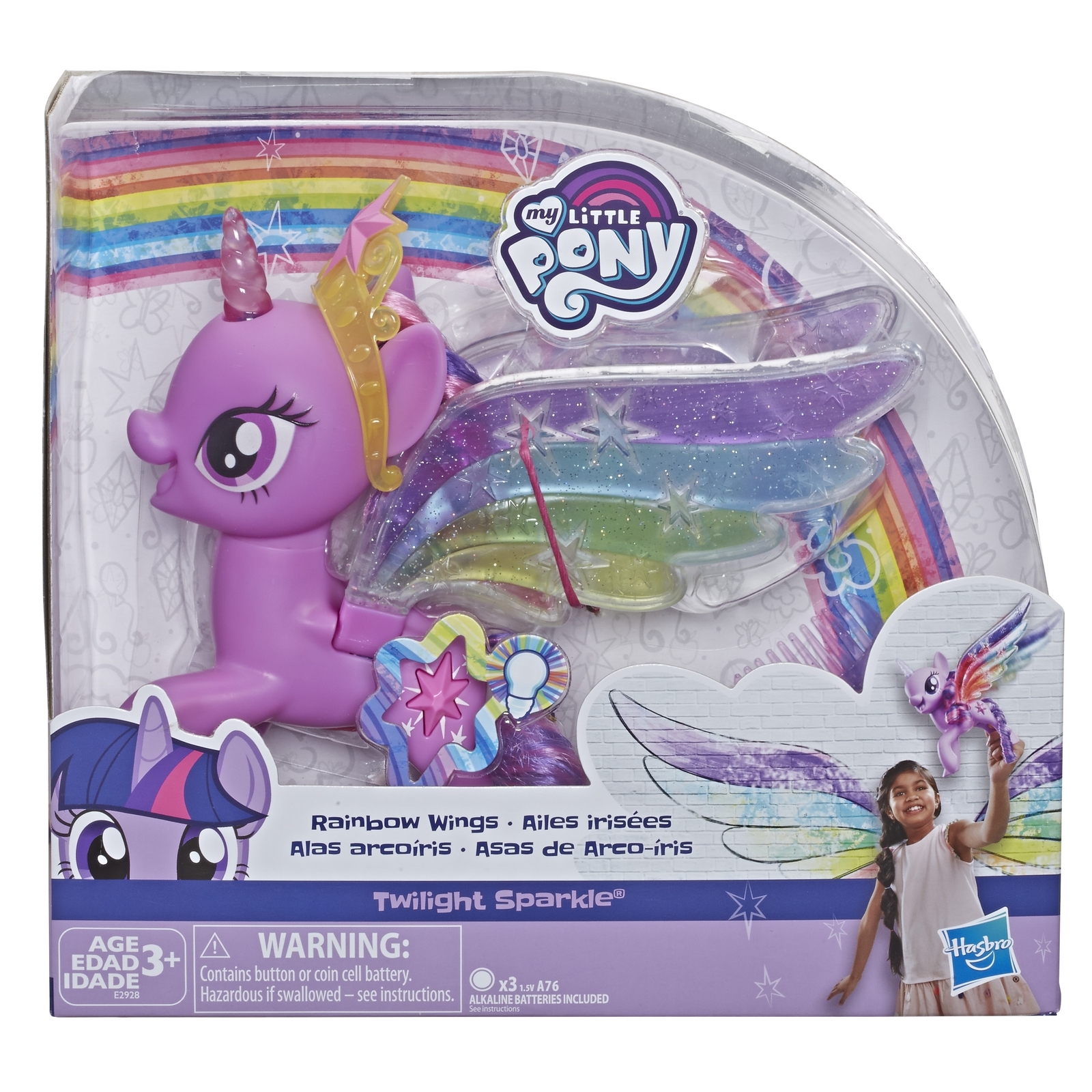 Игрушка My Little Pony Искорка с радужными крыльями E2928EU4 купить по цене  999 ₽ в интернет-магазине Детский мир