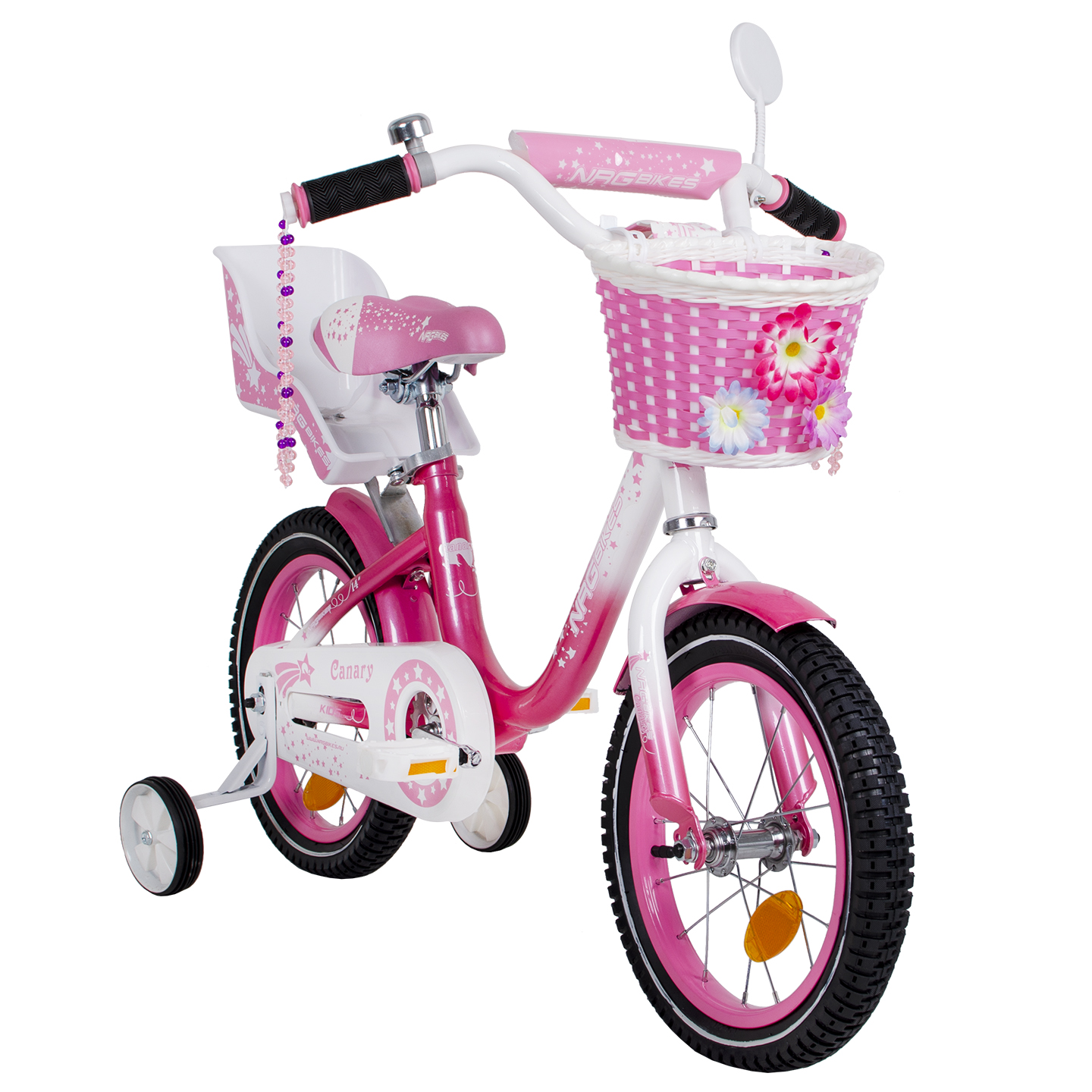 Велосипед NRG BIKES CANARY 14 pink-white - фото 12