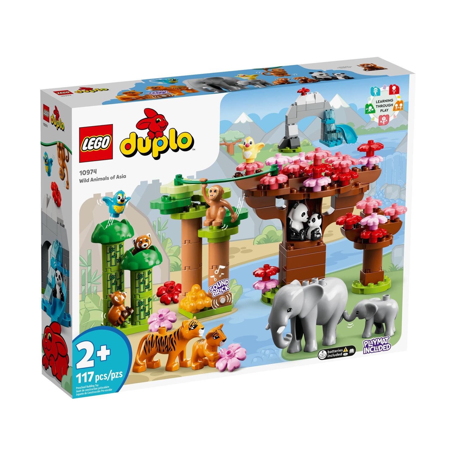 Конструктор LEGO DUPLO Wild Animals of Asia 10974 купить по цене 6499 ₽ в  интернет-магазине Детский мир