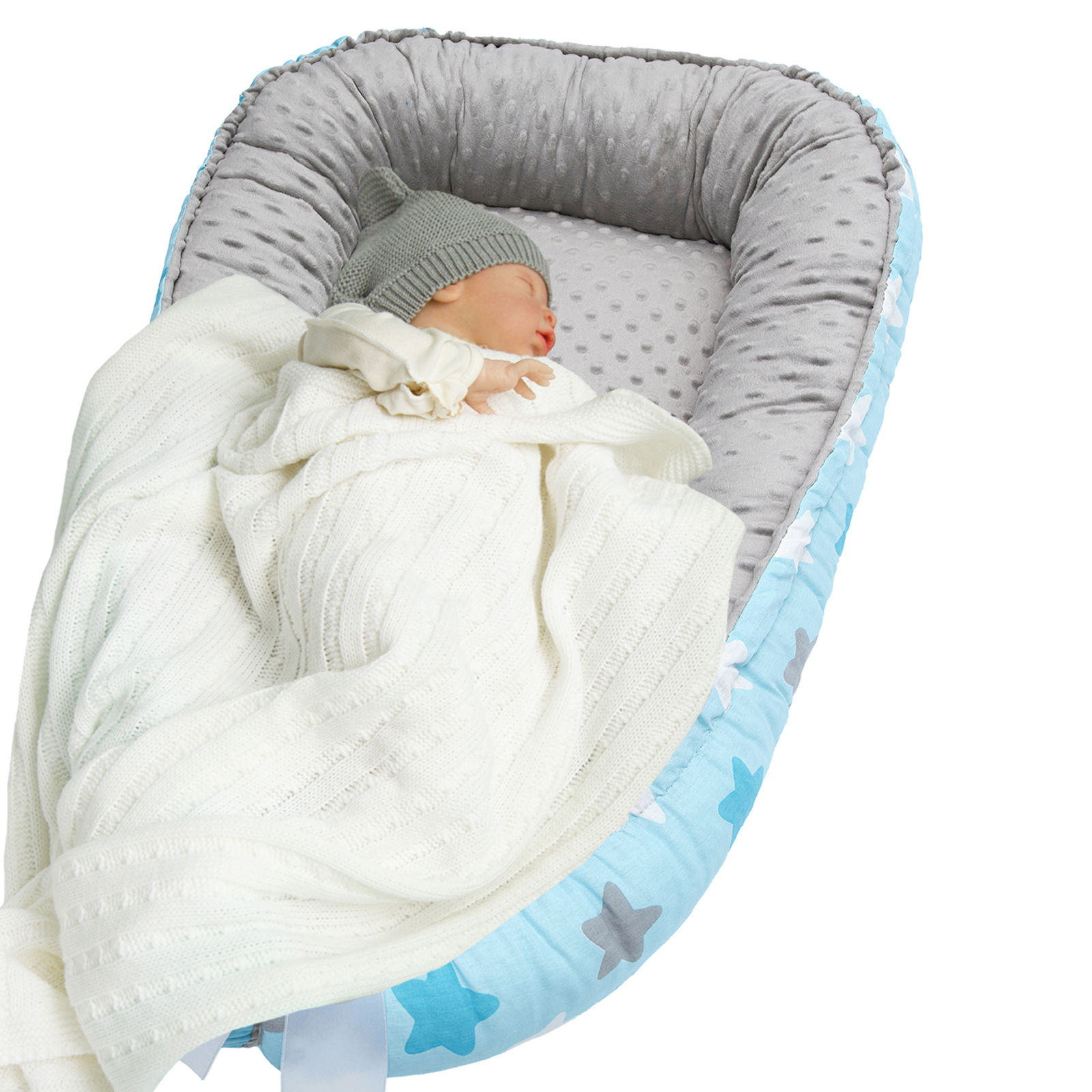 Кокон-гнездо для сна Amarobaby My Darling Звездочка ABDM-61PB-NZ купить по  цене 1159 ₽ в интернет-магазине Детский мир