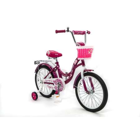 Велосипед ZigZag GIRL малиновый 18 дюймов