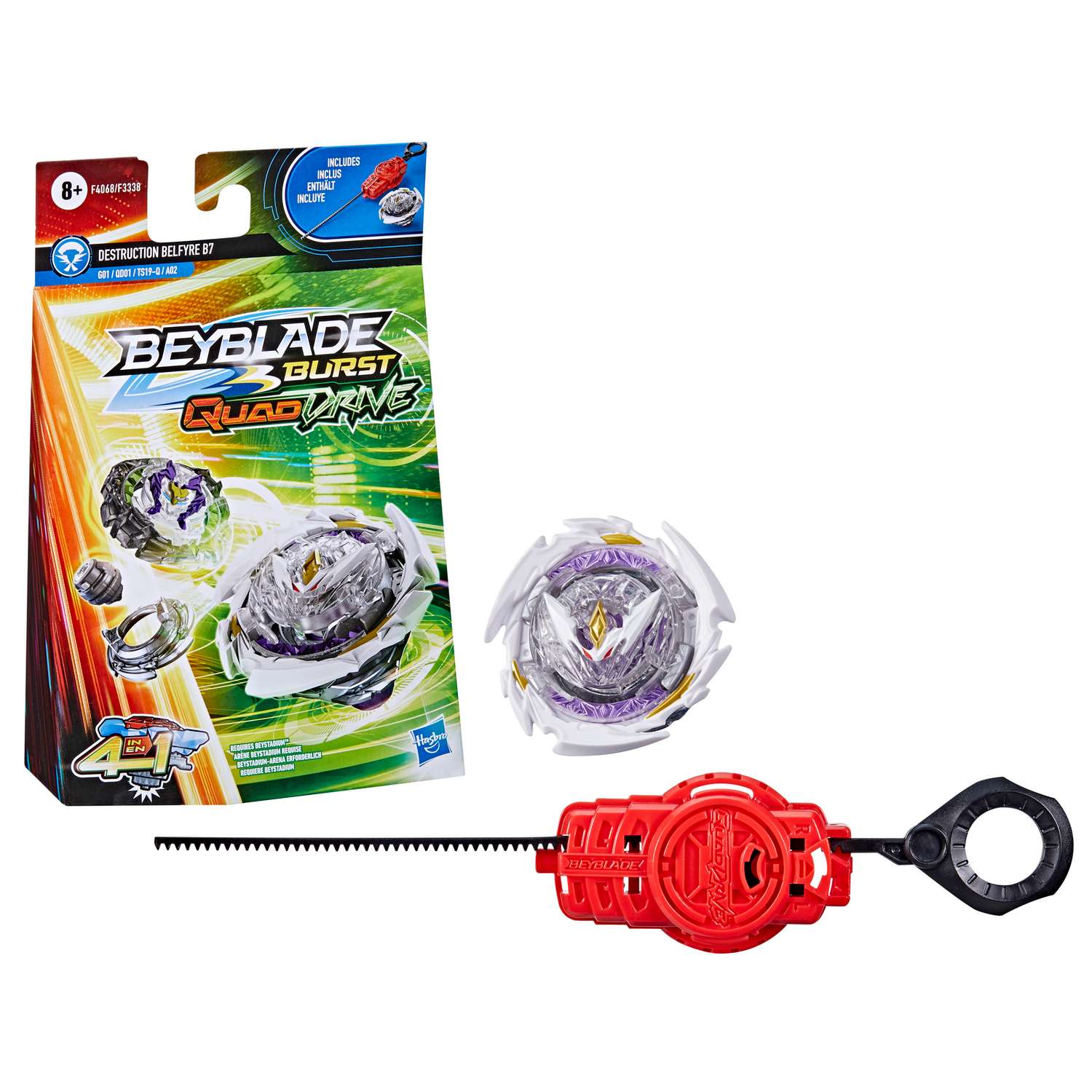 Набор игровой BeyBlade Дистракшн Белфайр B7 с пускателем F4068EU4 - фото 5