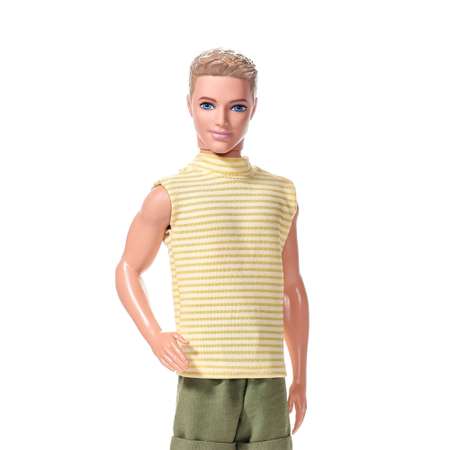 Одежда для кукол типа Барби VIANA набор для Кена футболка и шорты желтый-зеленый