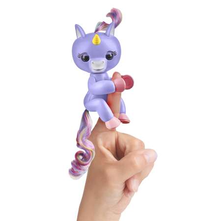 Единорог Fingerlings интерактивный Алика Пурпурный 3709