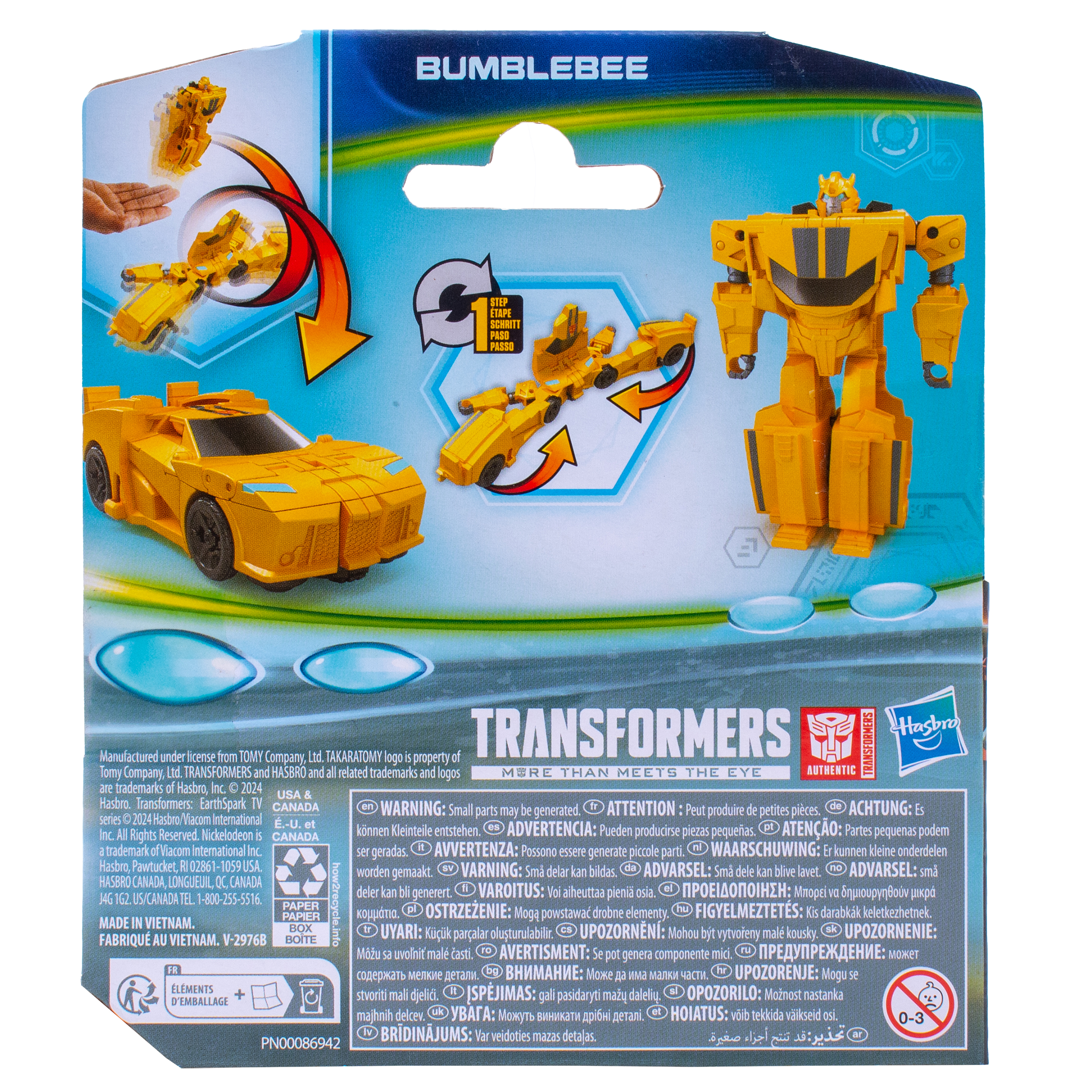 Трансформер Hasbro Новая искра Фигурка BumbleBee 10 см - фото 6