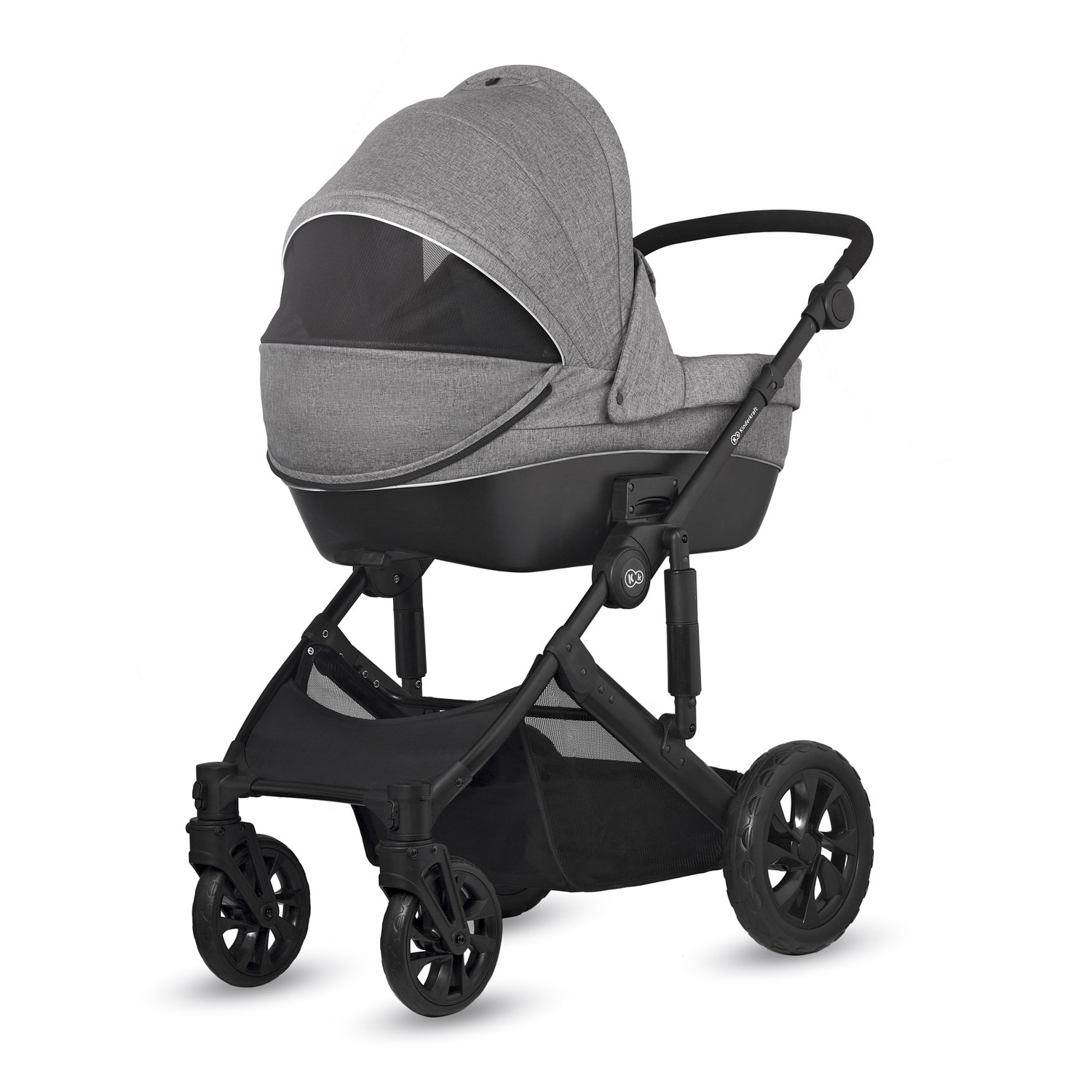 Коляска 3в1 Kinderkraft Prime Lite gray - фото 3